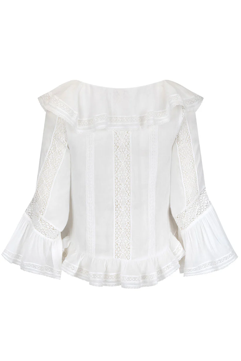 Fleur Lace Frill Blouse 13 Fleur Lace Frill Blouse