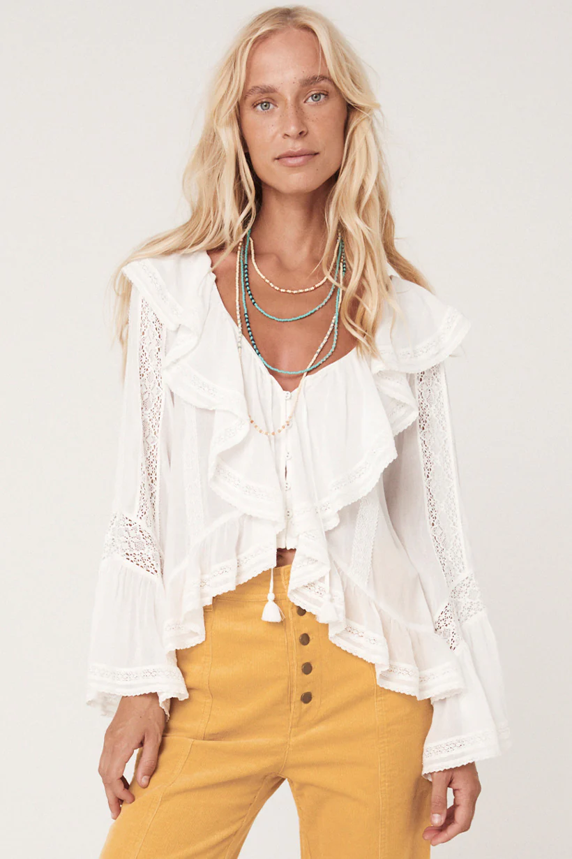 Fleur Lace Frill Blouse 6 Fleur Lace Frill Blouse