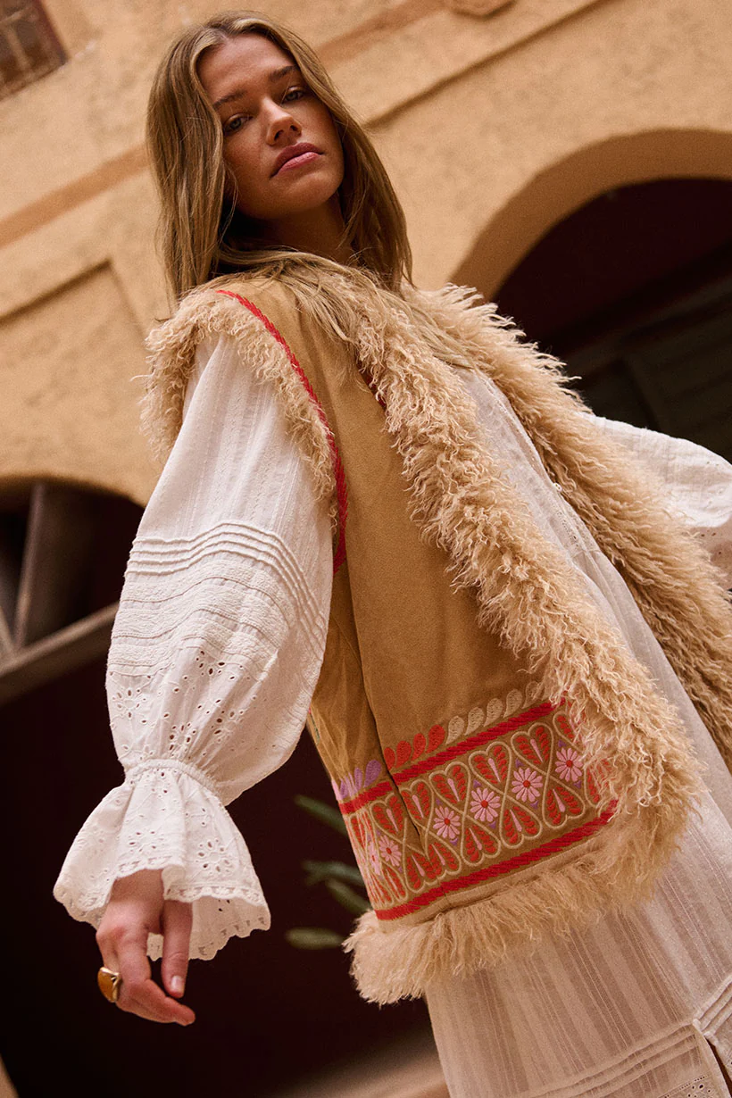 Full Bloom Embroidered Vest 3 Full Bloom Embroidered Vest