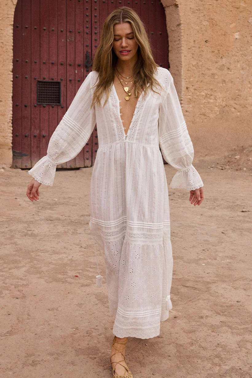 Whimsy Garden Lace Gown