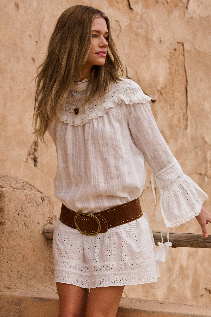 Whimsy Garden Lace Tunic Dress