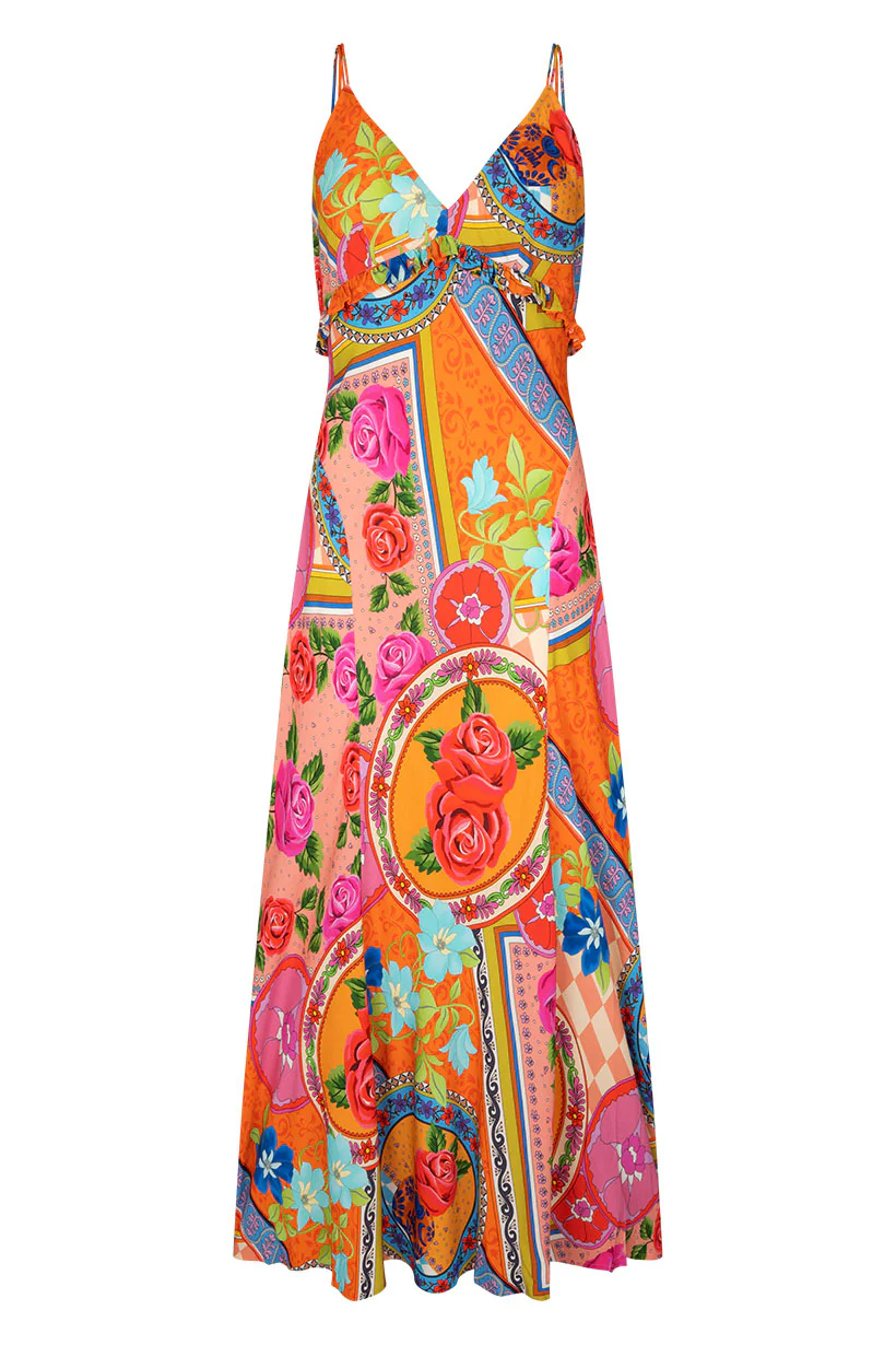 Aphrodite Bias Maxi Dress